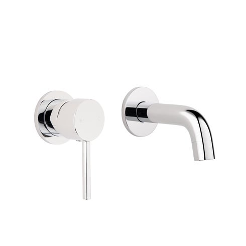 Elysian Minimal Mixer & Mini Spout Set - Chrome