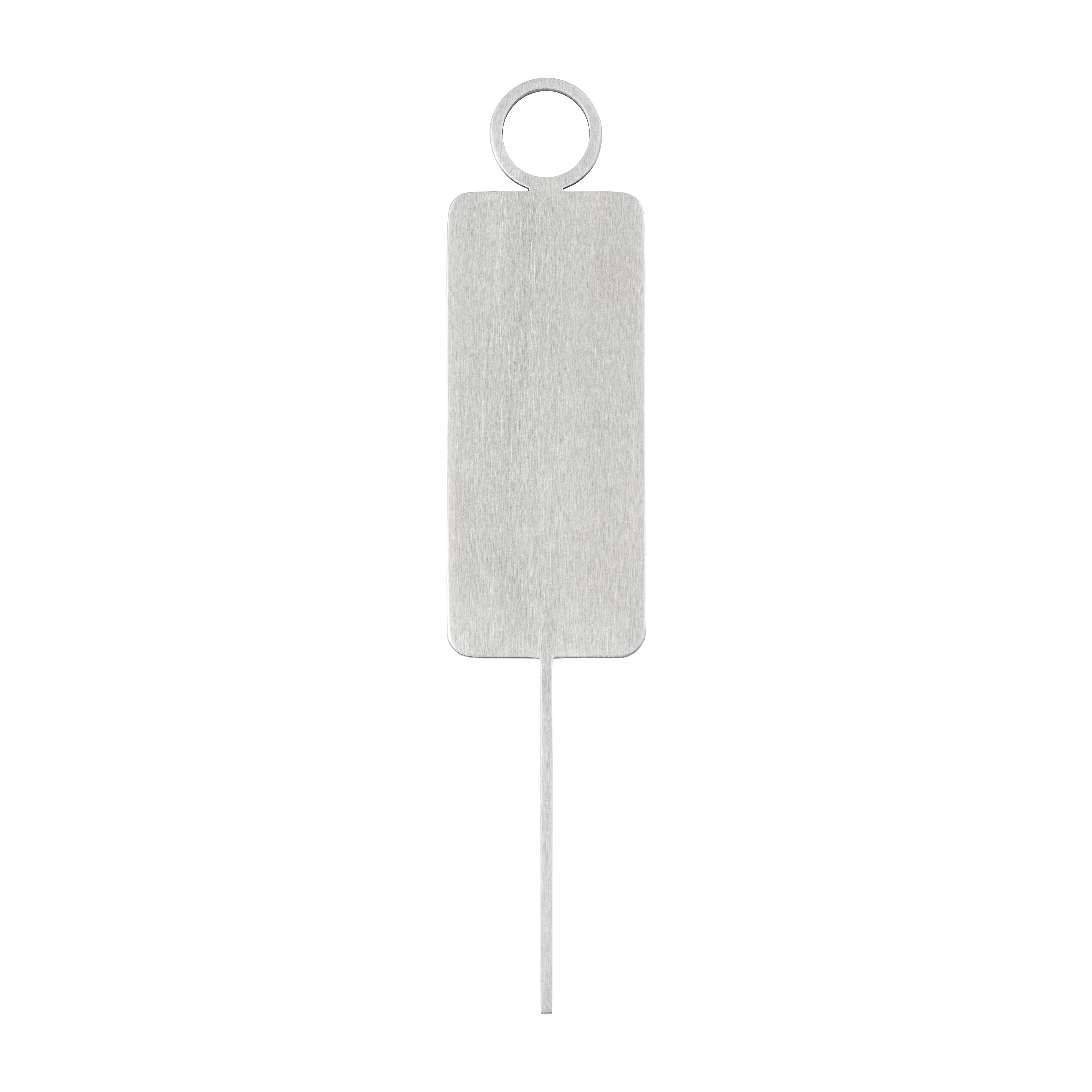 Male Restroom Sign - 140mm - Stainless Steel