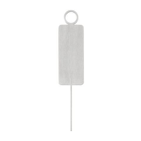 Male Restroom Sign - 140mm - Stainless Steel