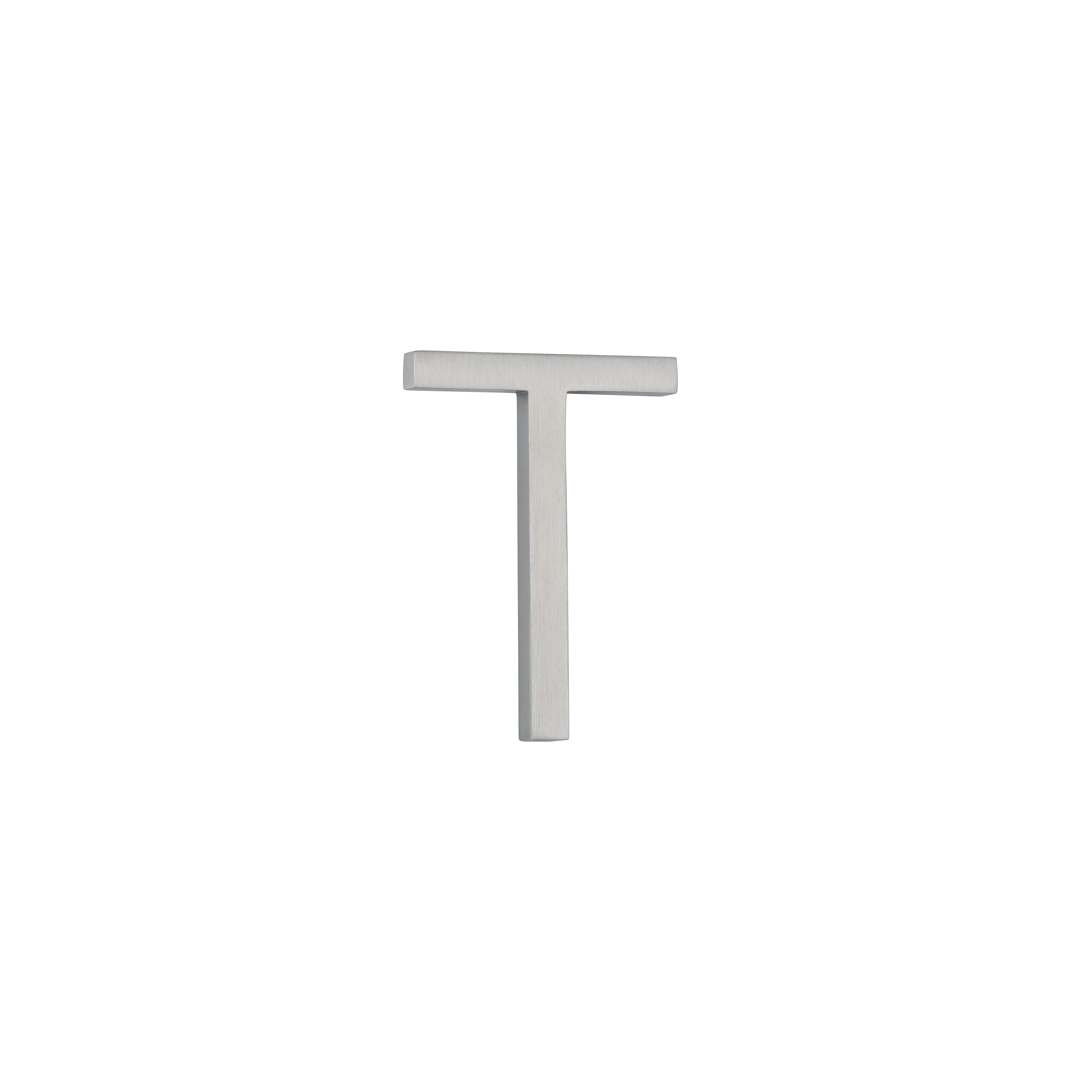 T Letter - 60mm - Stainless Steel