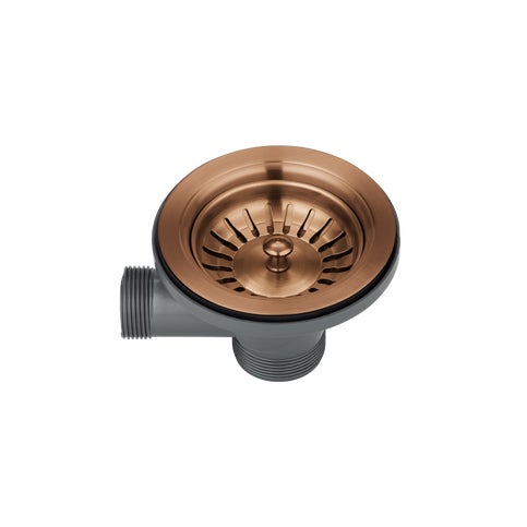 Sink Basket Waste 40mm - Brushed Copper (Overflow)