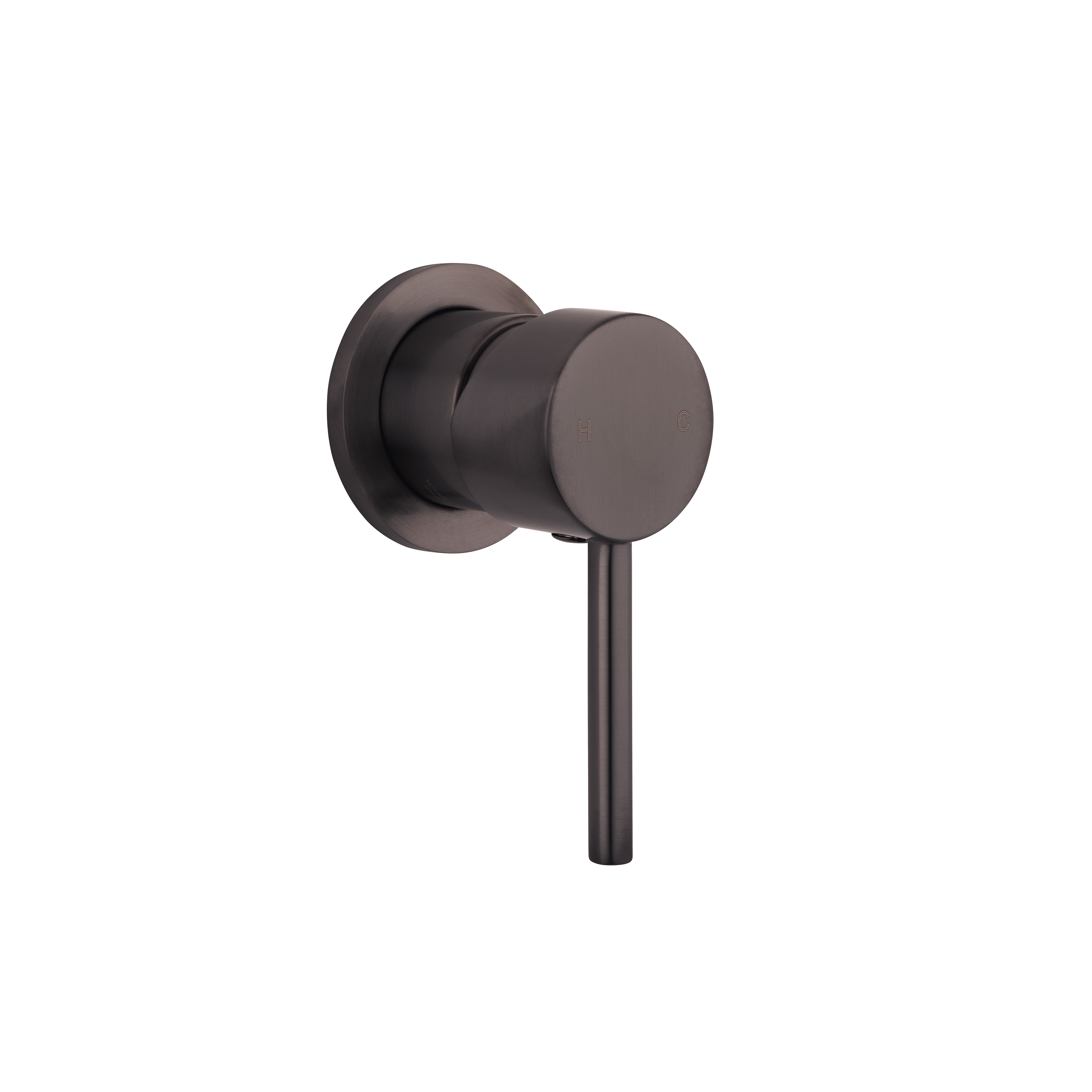 Elysian minimal mixer side BrushedGunmetal