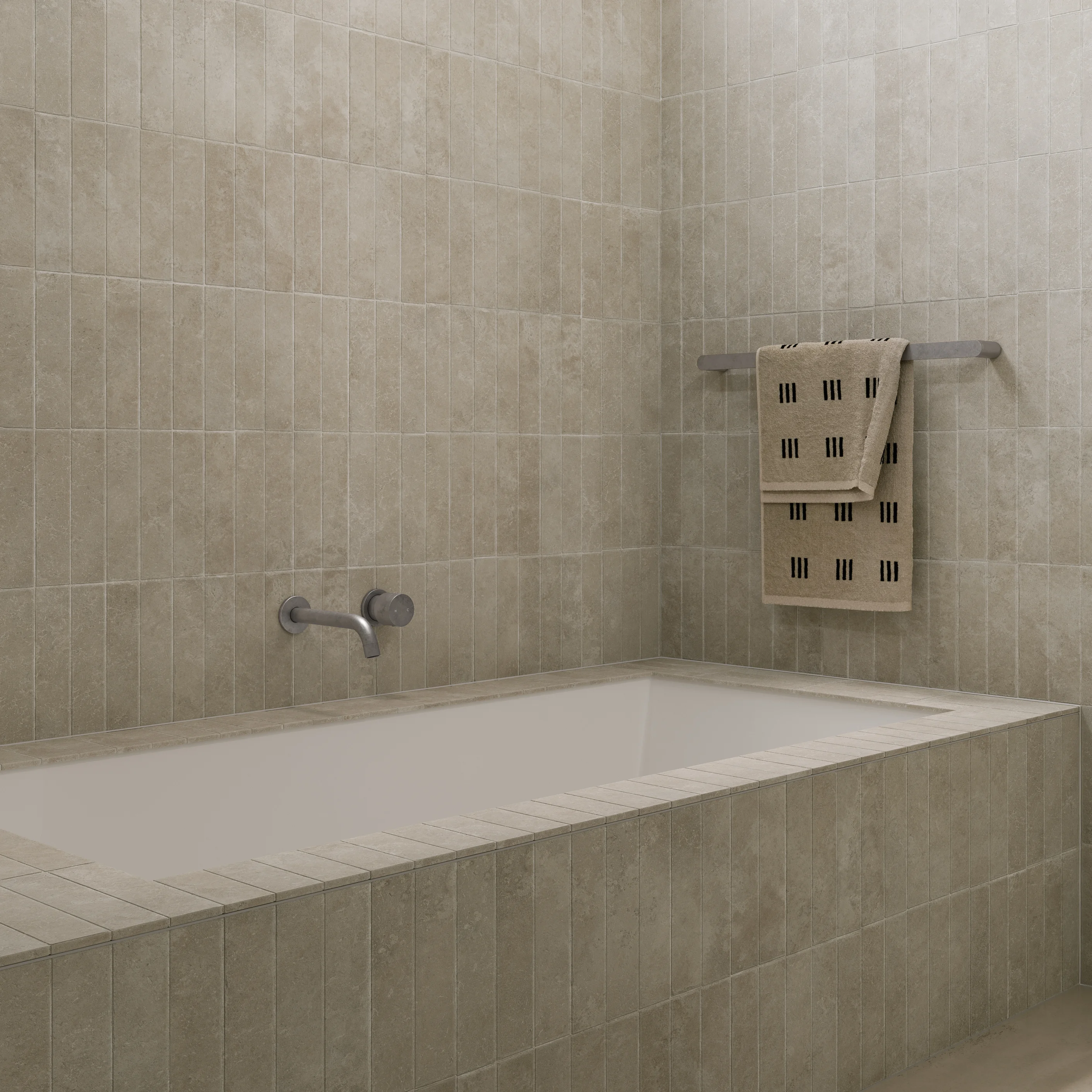 Full%20Scene Sienna%20Sand%20Tiles Milani%20Antique STEEL without%20nook