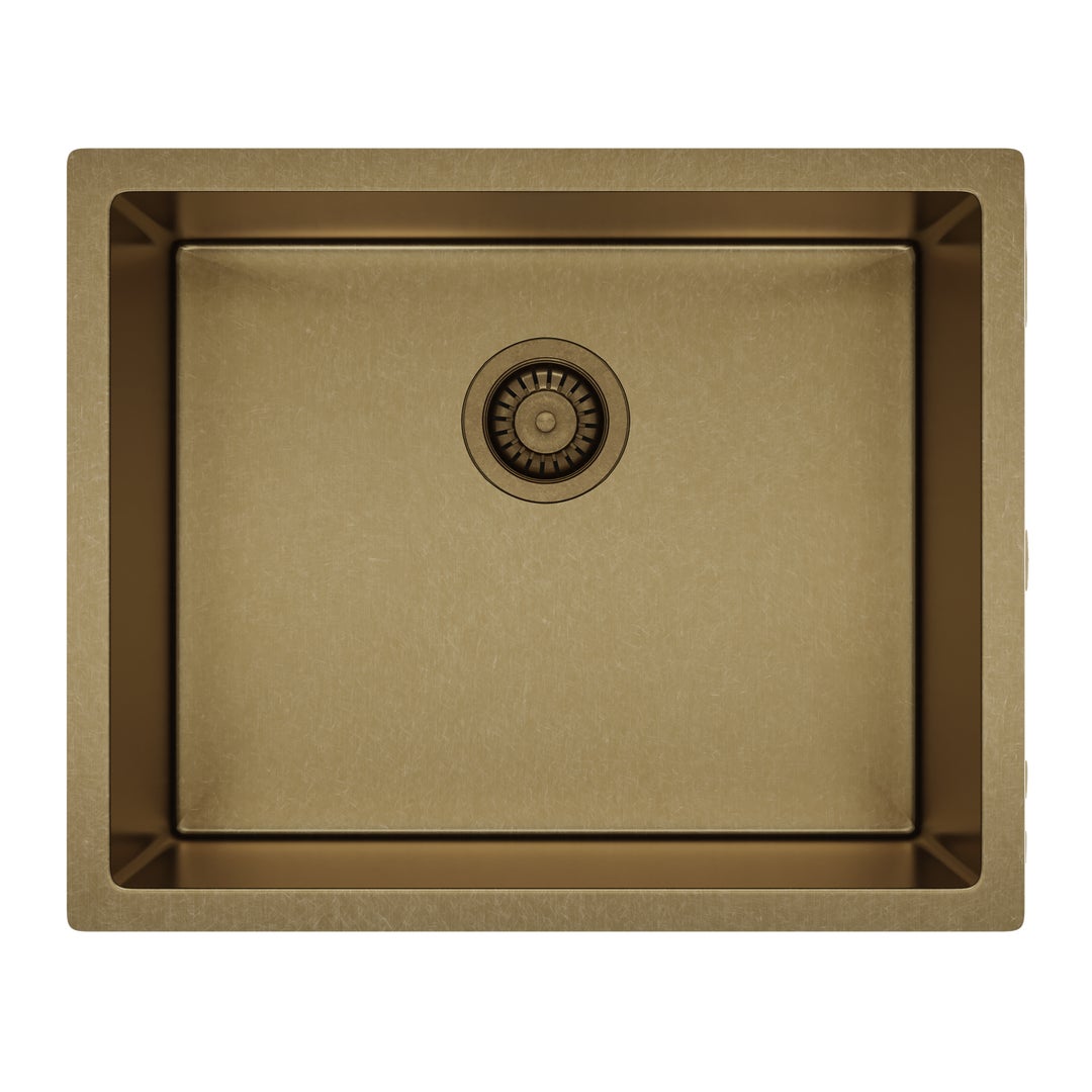 Seba - Single Sink 550mm - Antique Aurum