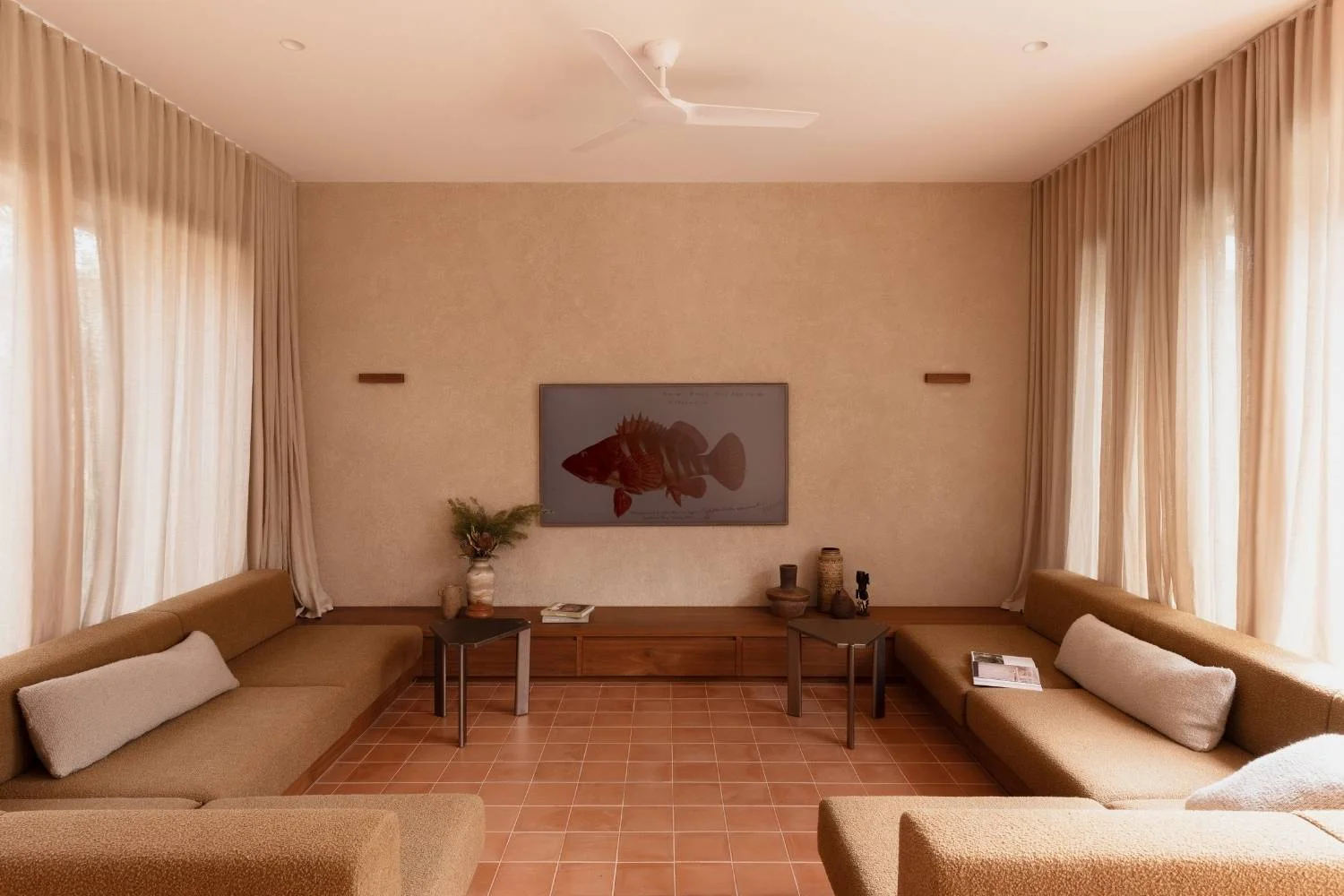 Californian Bungalow Japanese Aesthetic Sunken Lounge Minimal