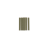 Atami Finger Mosaic Tile 296x300 OliveGreen SAMPLE