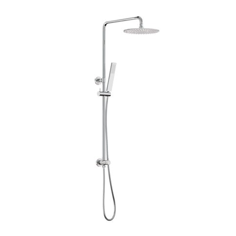 Finley Shower Rail Set - Chrome