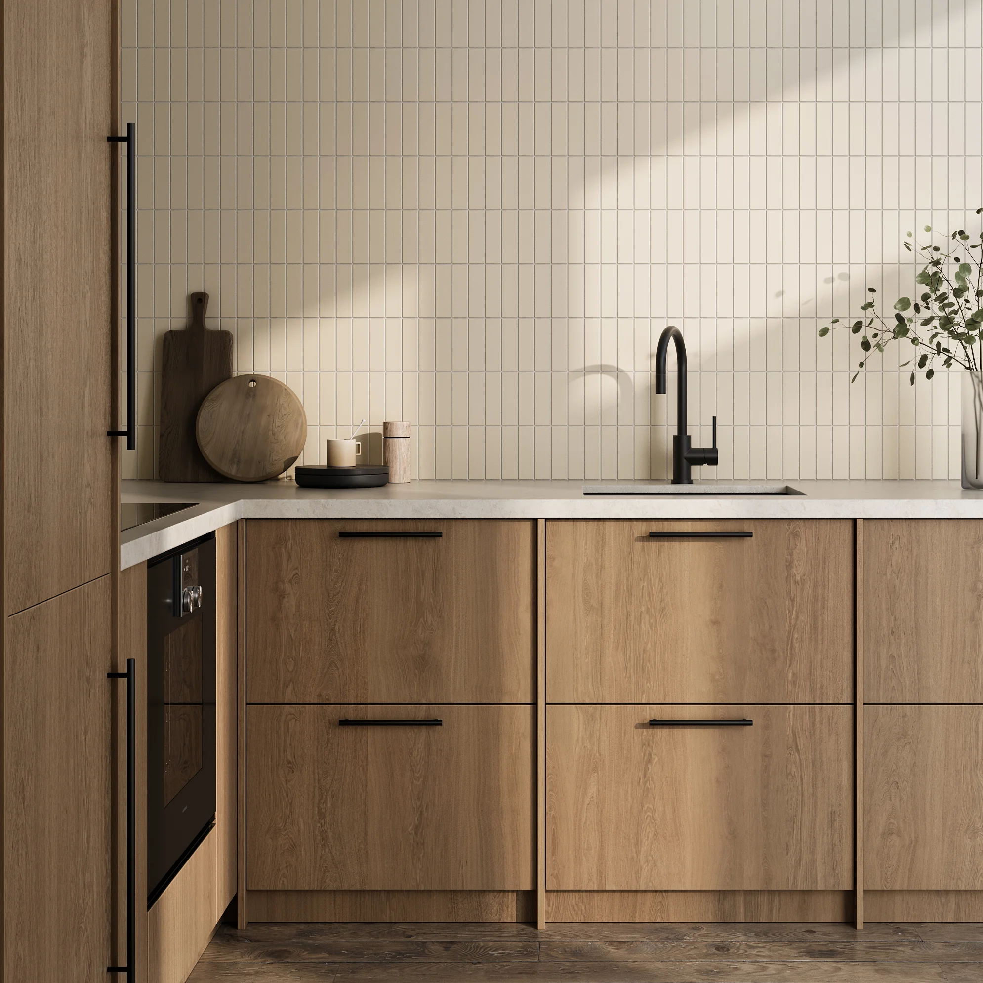 Cabinetry Pulls V1 Tezra Pull 220mm 500mm MB