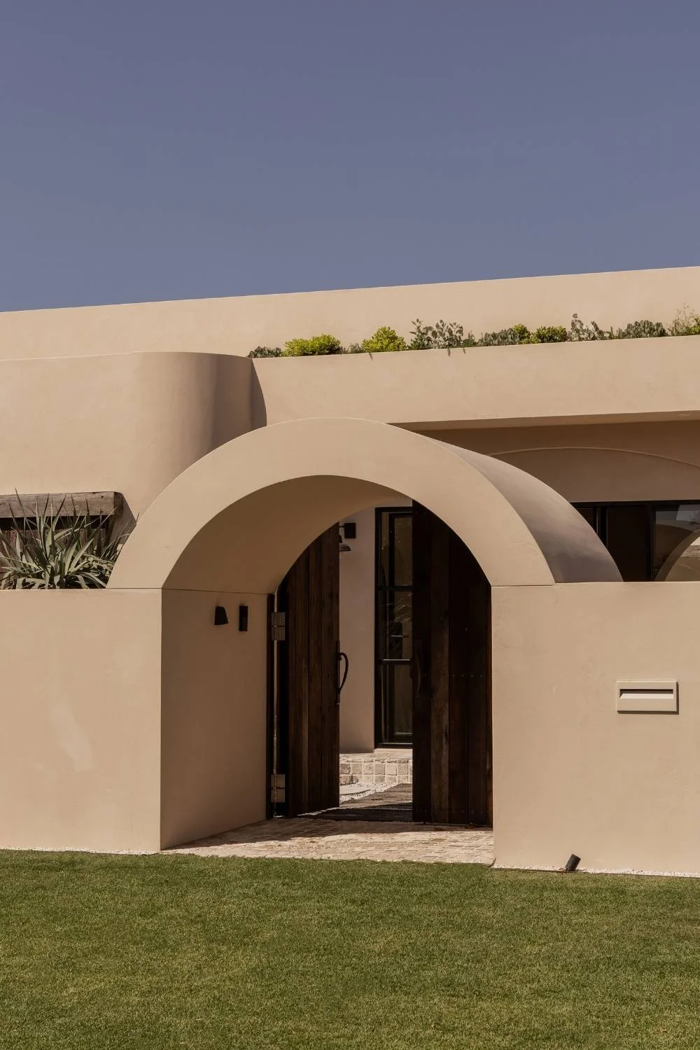 Casa Franc Modern Medeterranian Home Organic External Render