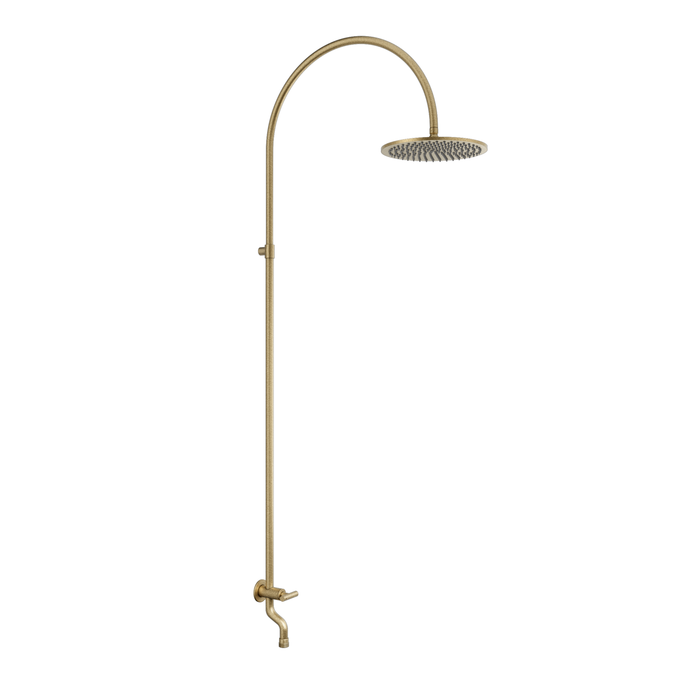 Sola%20Wall%20Mounted%20Outdoor%20Shower%20Set Full%20Shot with%20Backplate TaB