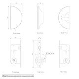 Stone Imes Half Moon Pull and Lock Set Gallery Spec