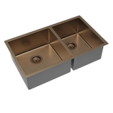 Antique Vita%20double%20sink  Bronze Angled Non Overflow