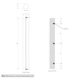 Pedra%20Cabinetry%20Pull%20220mm Gallery%20Spec