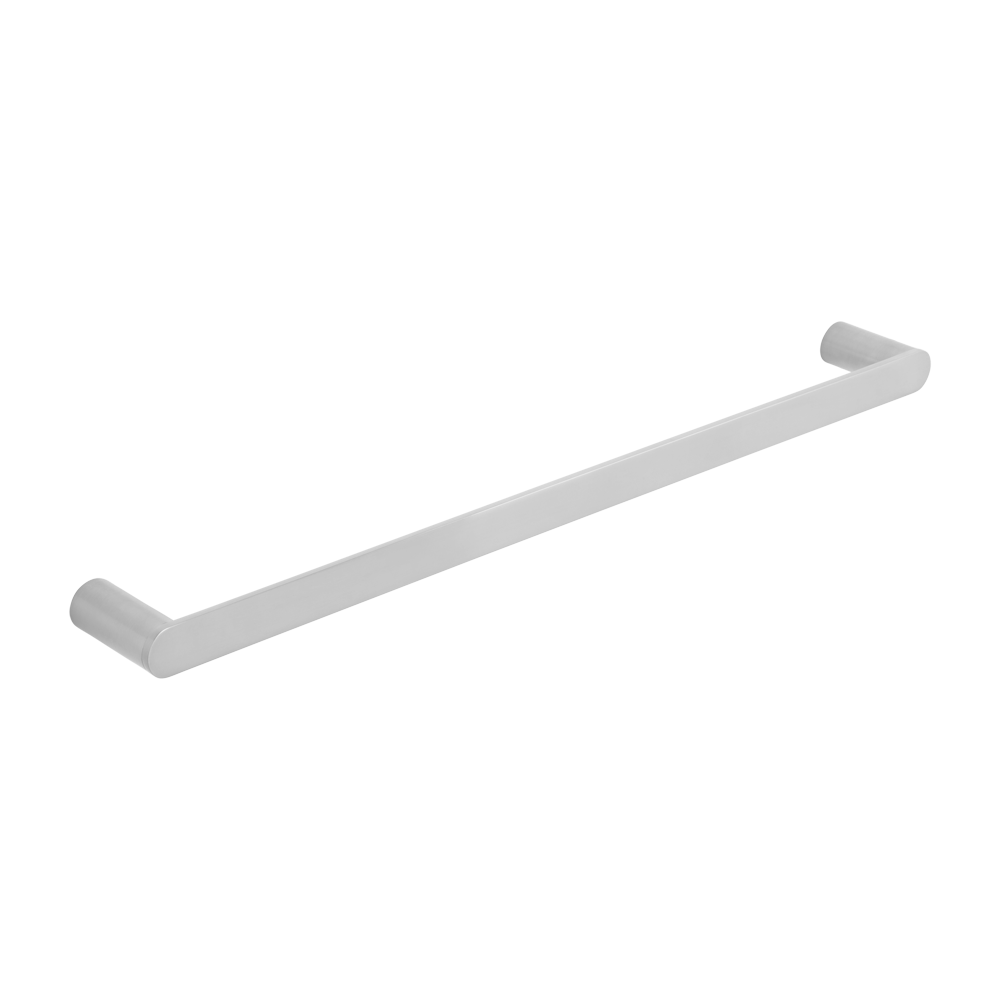 Milani Single Towel Rail 600mm - Brushed Nickel