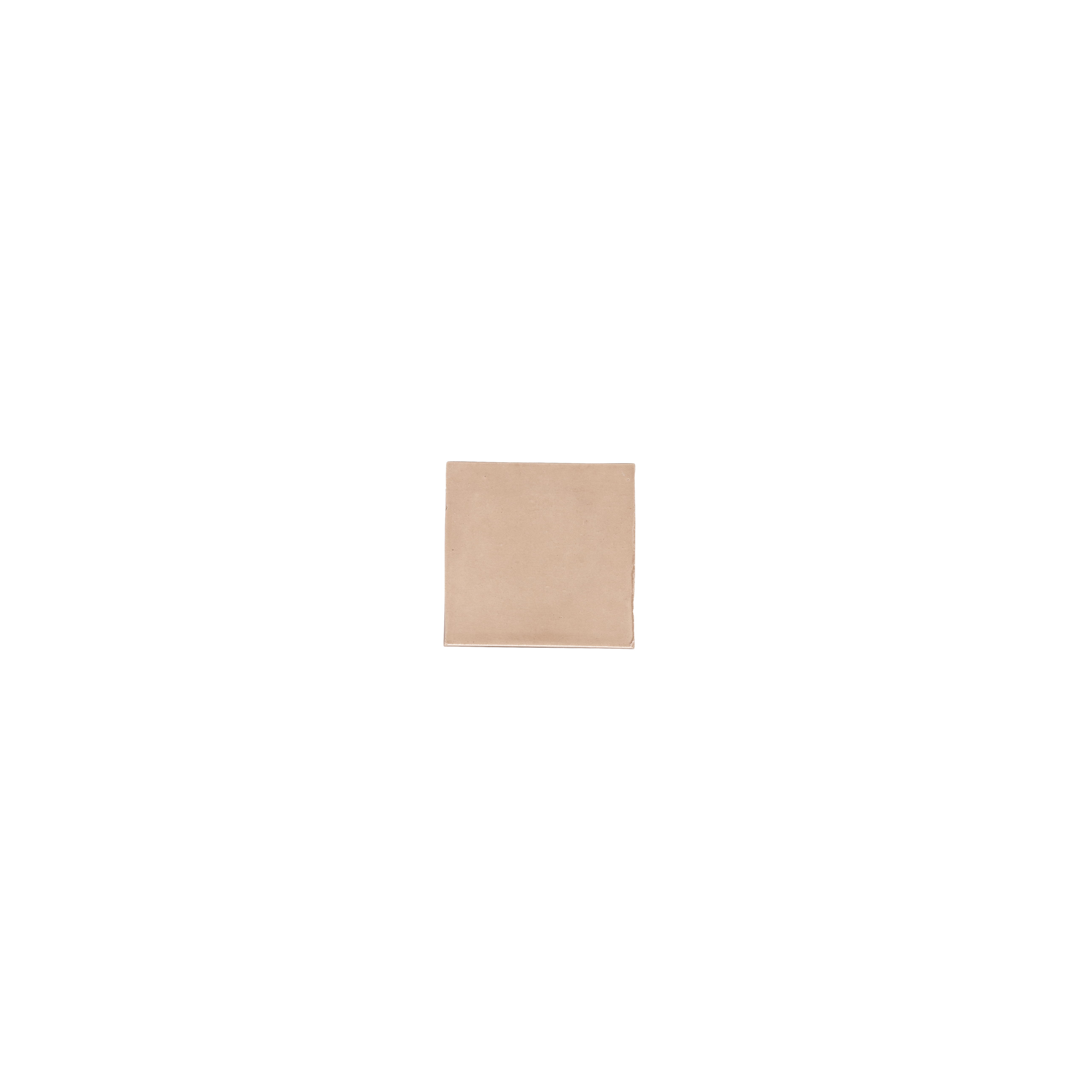Rommani Handmade Zellige Square Sample Latte