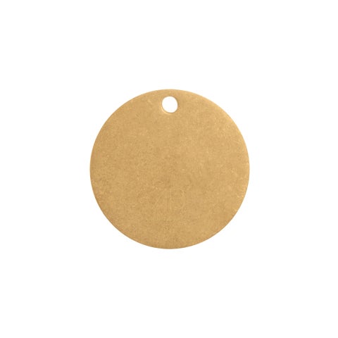Colour Sample - Tumbled Aged Brass - Solid Brass