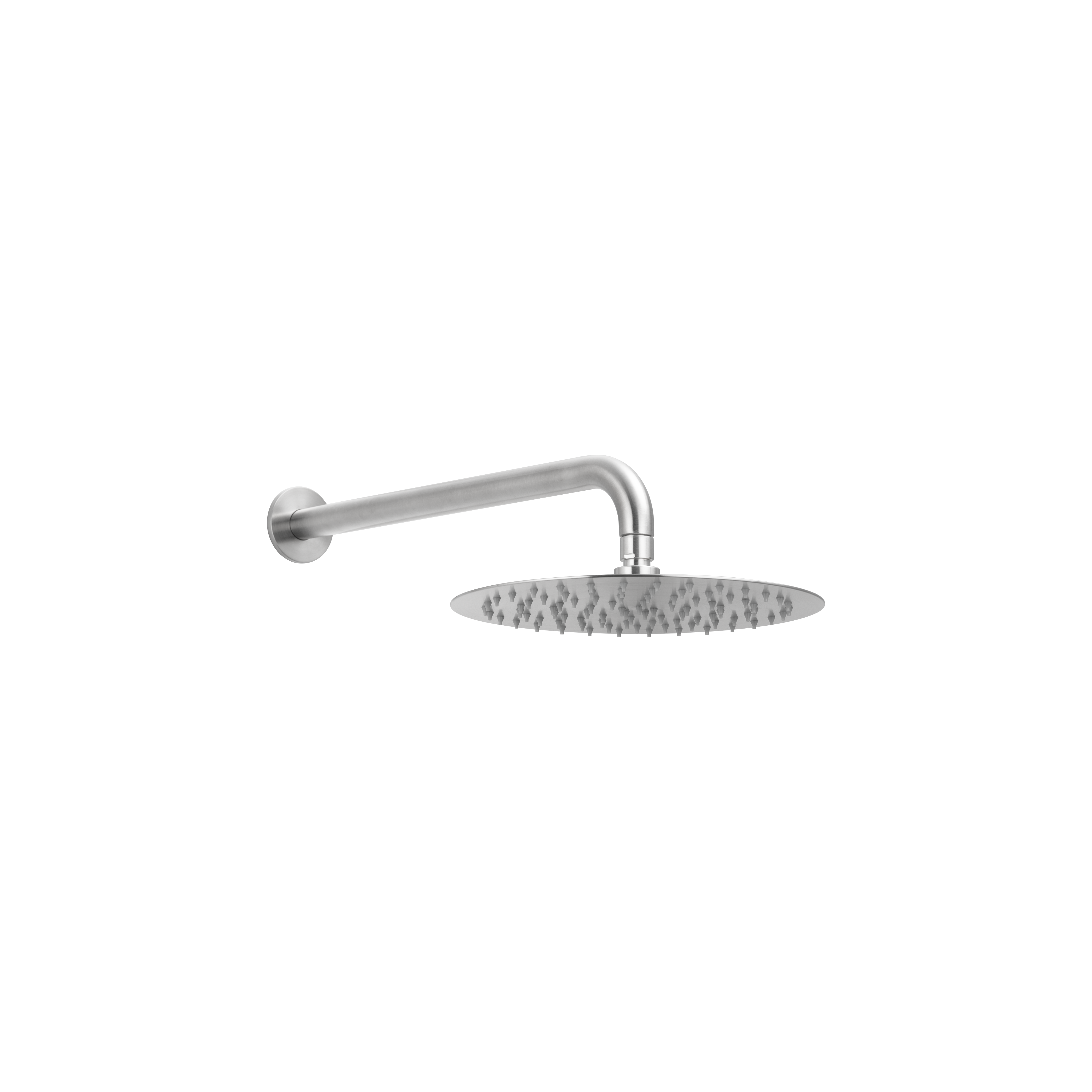 Sola Shower Arm & Head Set - Stainless Steel