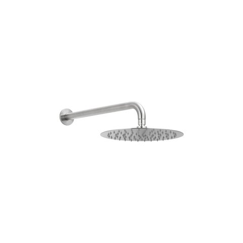 Sola Shower Arm & Head Set - Stainless Steel