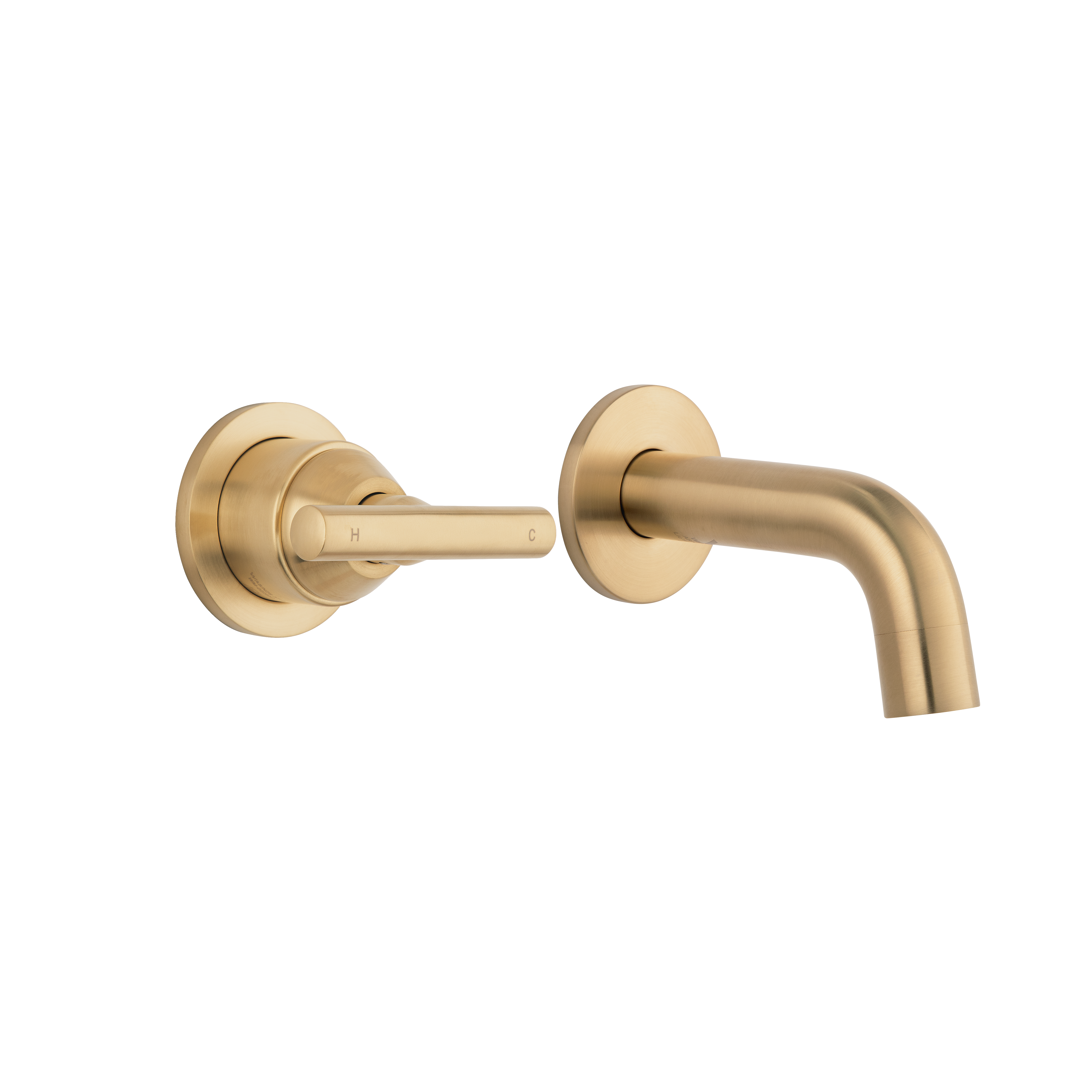 Barre Progressive Mixer & Mini Spout Set - Brushed Brass