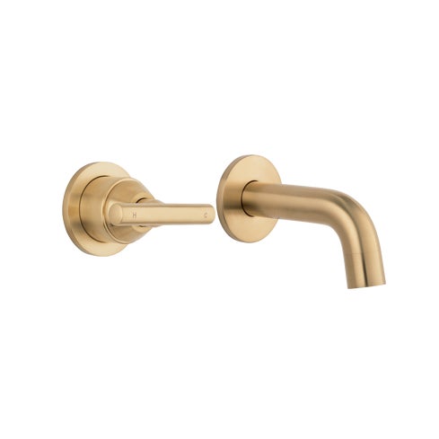 Barre Progressive Mixer & Mini Spout Set - Brushed Brass