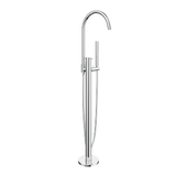 Elysian FloorMountedBathFiller WithHandShower Final View01 CH 01