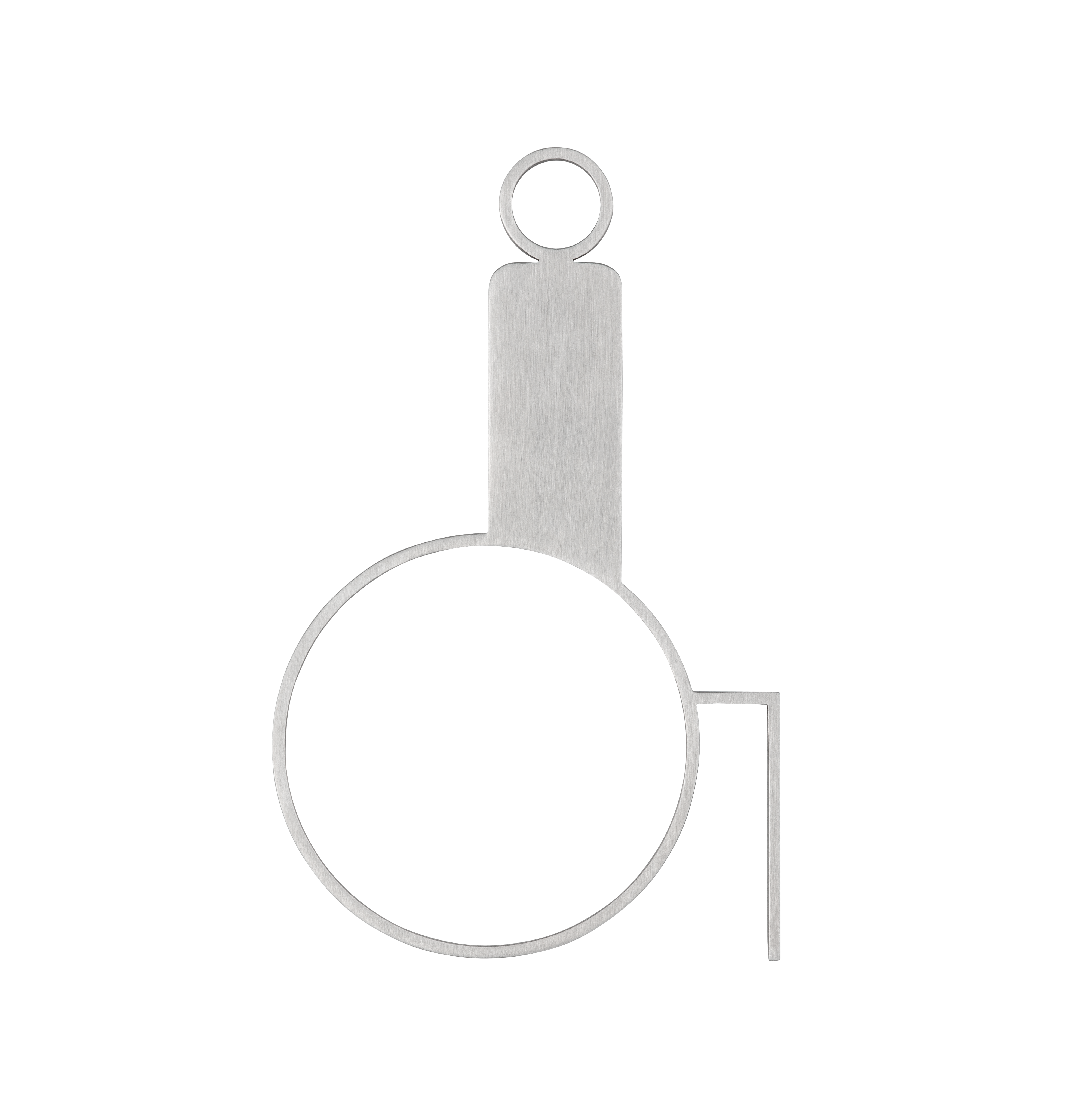 Restroom Signage Accessible SS front