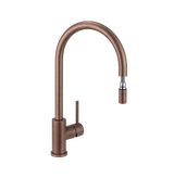 17258-Elysian-Commercial-Pull-Out-Kitchen-Mixer Side Antique-Bronze-1