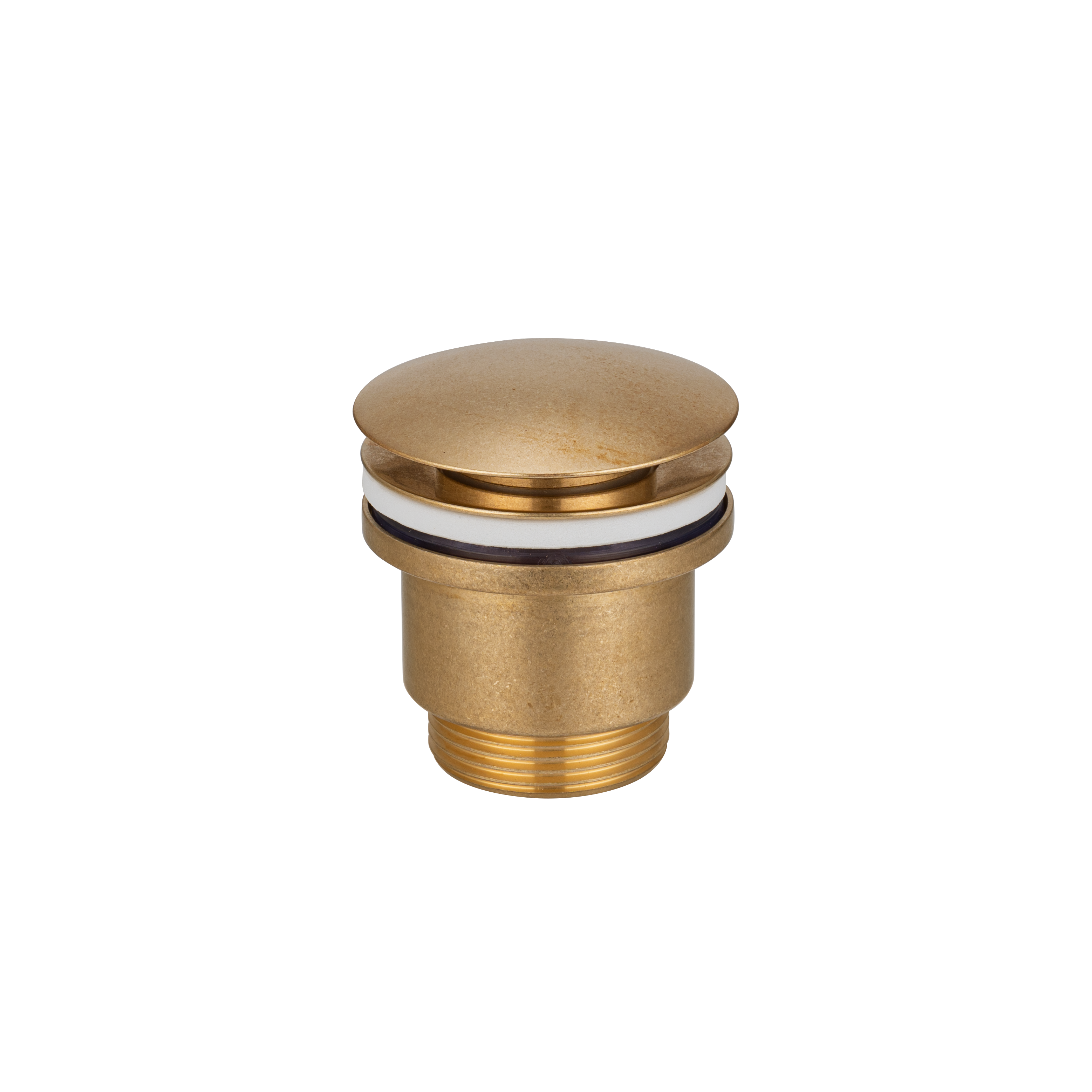 19132 Avi Pop-Up Basin Waste Side Tumbled Aged Brass - UK KC