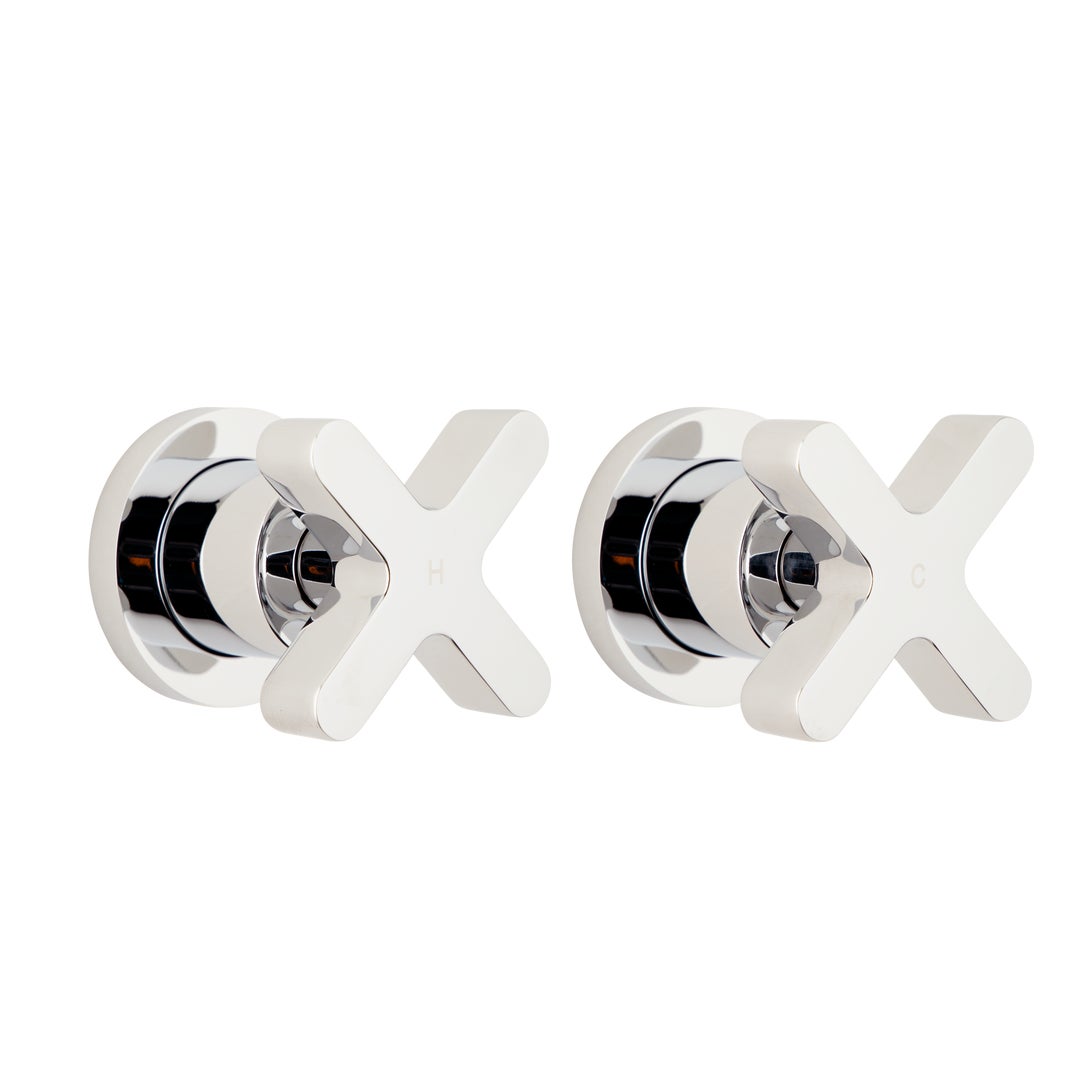 Cross Assembly Taps - Chrome