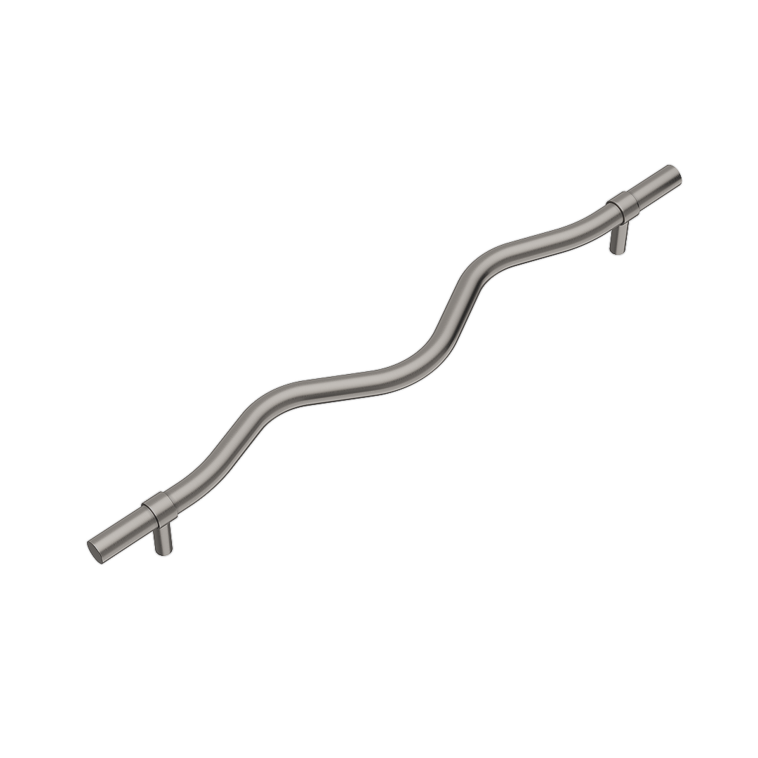 Ziggy Adjustable Cabinetry Pull 350mm - Brushed Nickel