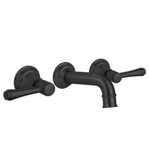 Kingsley Assembly Taps & Mini Spout Set - Matte Black