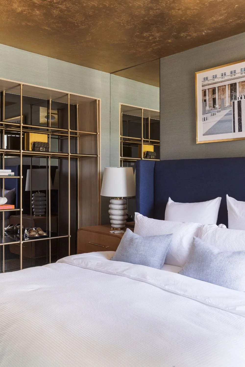 Bedroom Colour Schemes Bold Classic Gold