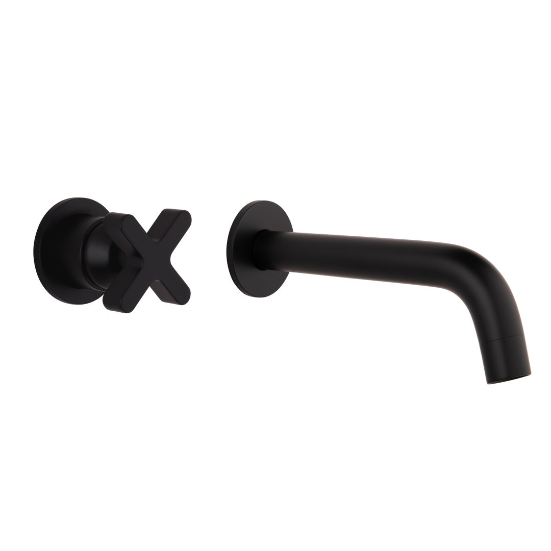 Cross Progressive Mixer & Spout Set - Matte Black