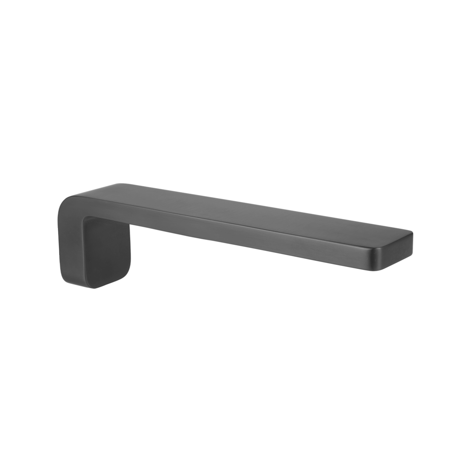 Nesso Wall-Mounted Spout - Brushed Gunmetal