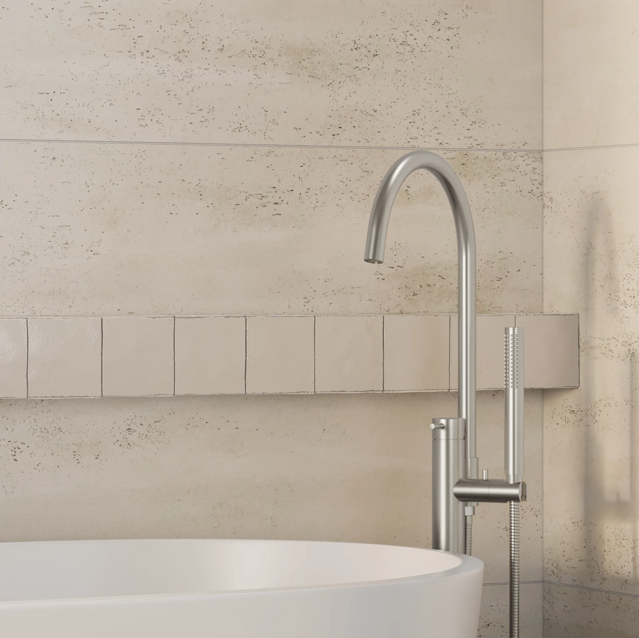 ElysianFloorMountedBathFillerWithHandShower Final View02 BN 01