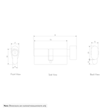 Key to Knob Eurocylinder GALLERY SPEC-01