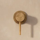 Tumbled Aged Brass  Elysian thermostatic Mixer