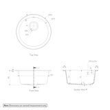 Vienna Round Sink Spec UKNZ-01