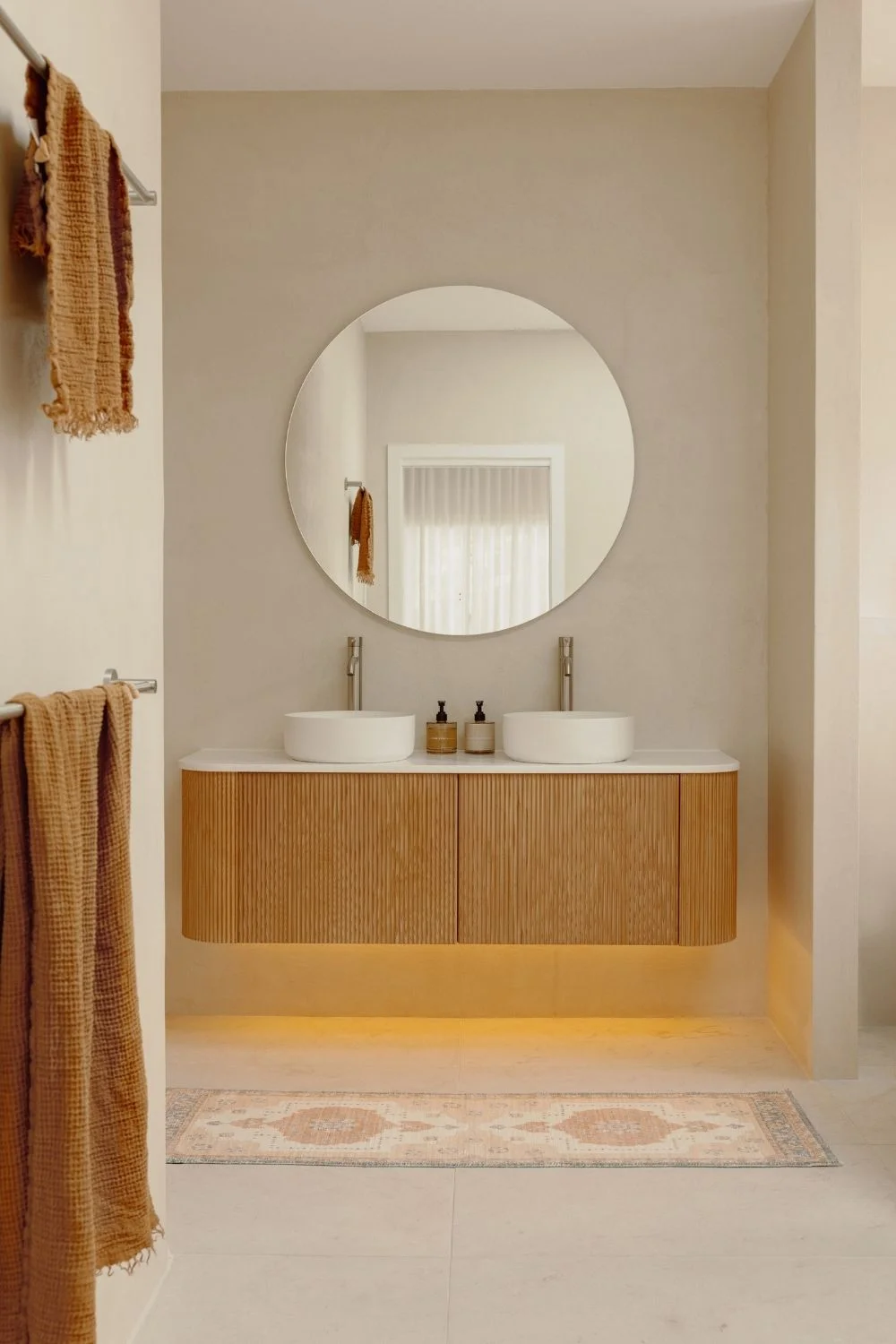 The Block Andy and Debs Bathroom Renovation Tips Double Vanity