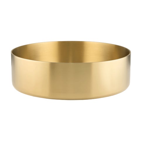 Harlow Round Basin Sink - Brushed Brass