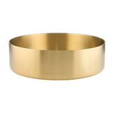 Harlow Round Basin Sink - Brushed Brass - Feature