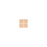 Atami-Small-Square-Mosaic-Tile---Peach---306x306mm-SKU-19130-S