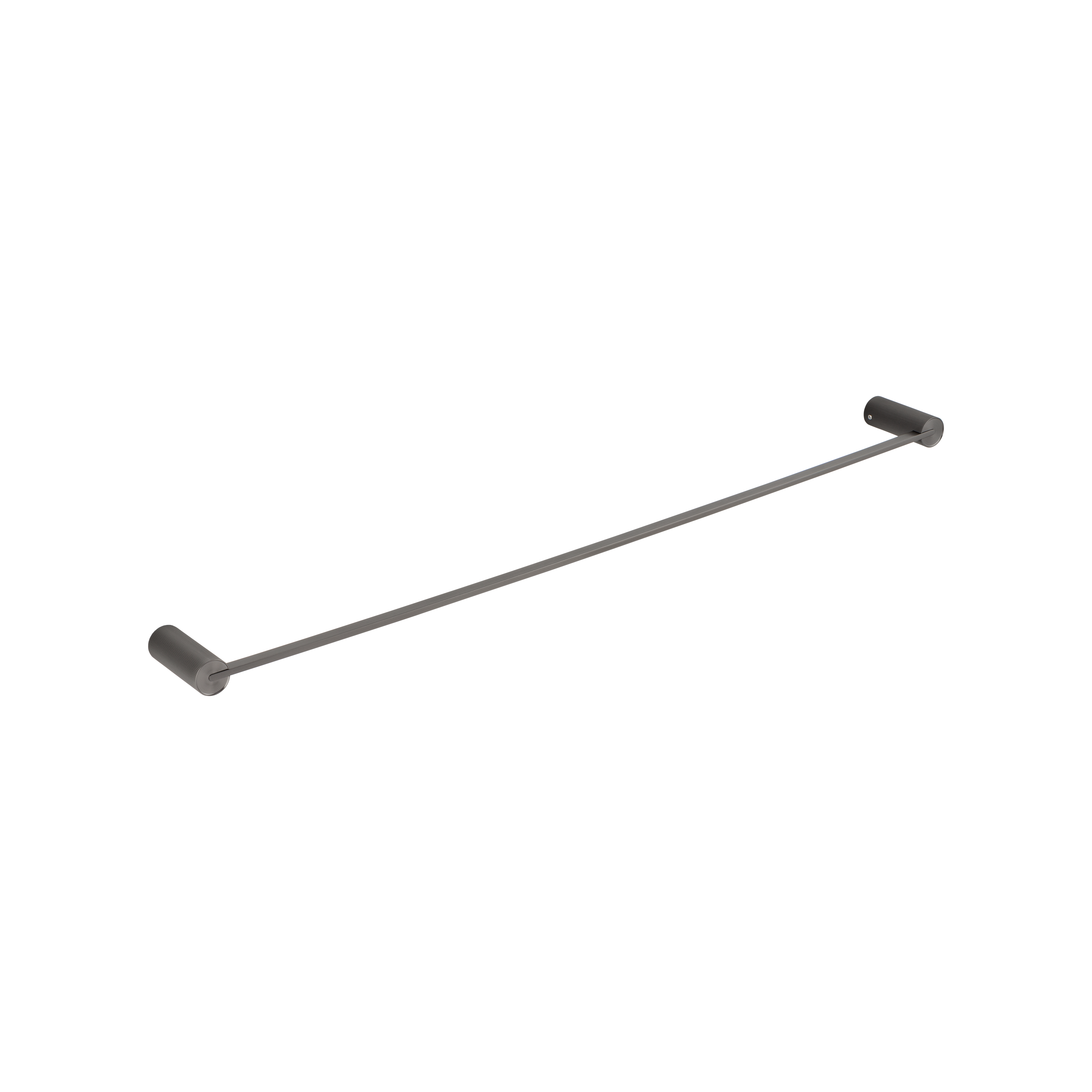 Namika Single Towel Rail - Brushed Gunmetal