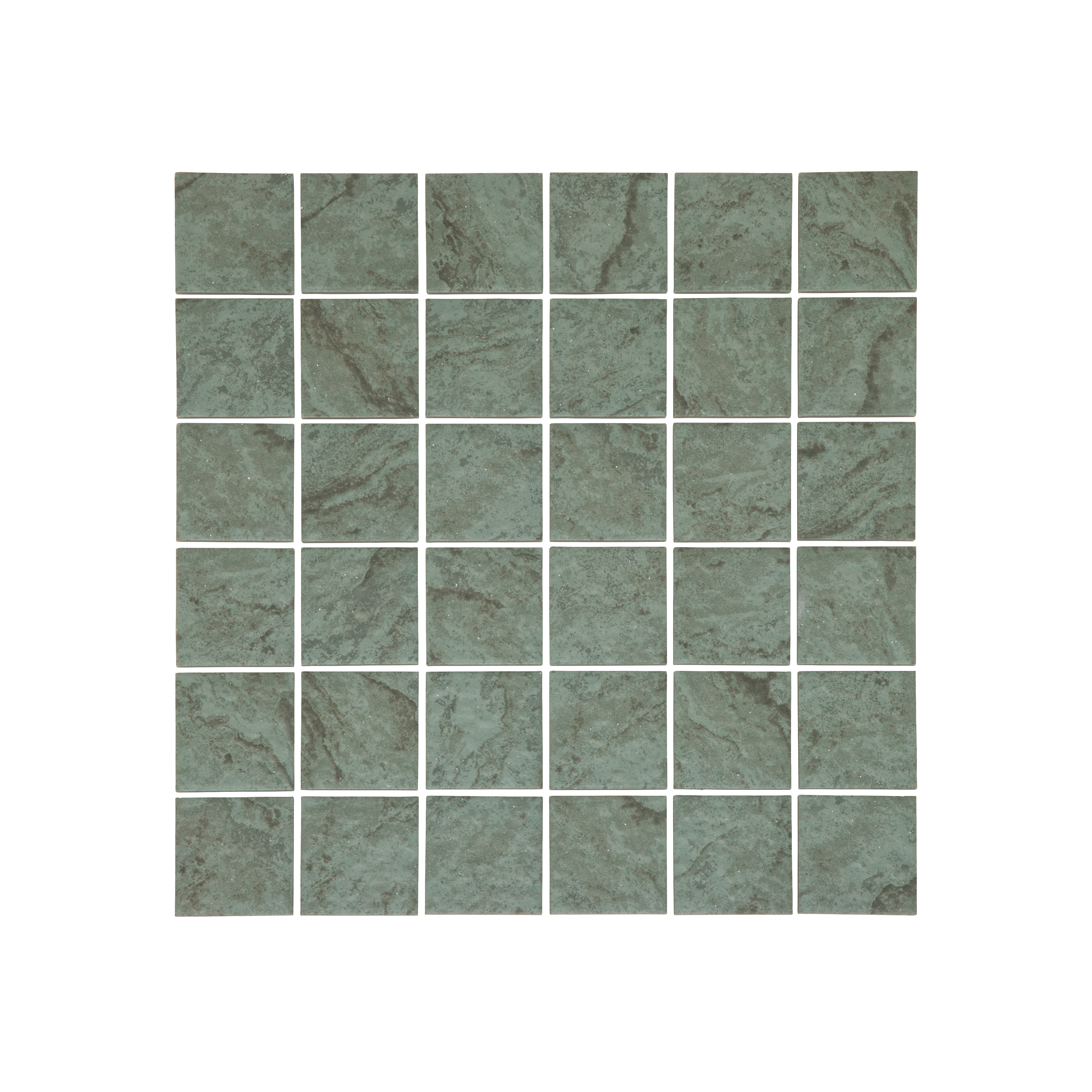 Sukabumi Small Square Pool Mosaic Tile - Jade Green