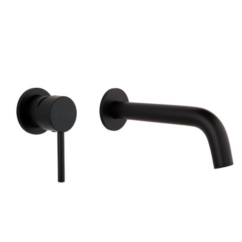 Elysian Minimal Mixer & Spout Set - Matte Black