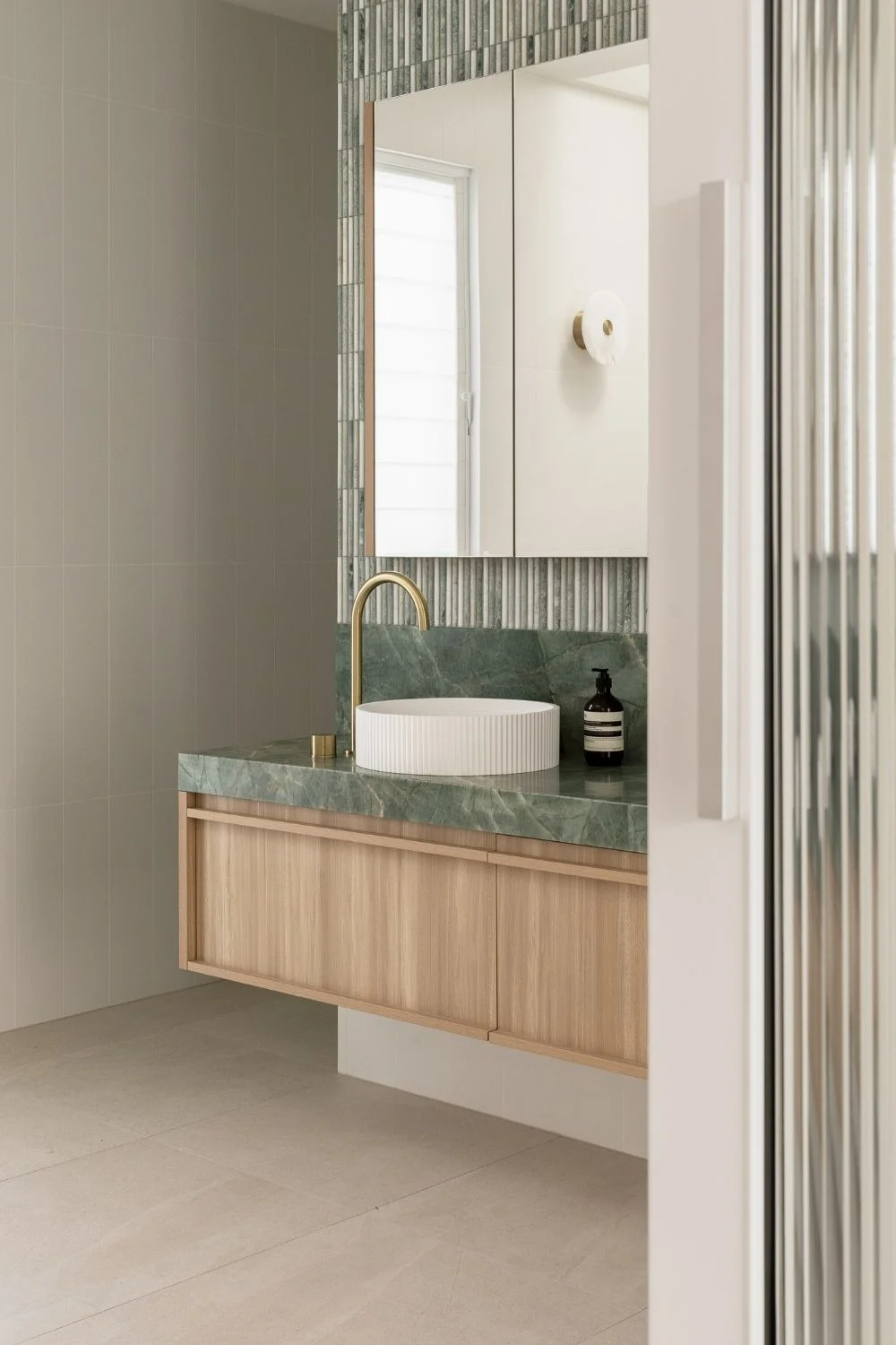 Bathroom Lighting Ideas Contemporary Design Green Marble