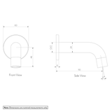 Mini Wall Mounted Spout SPEC