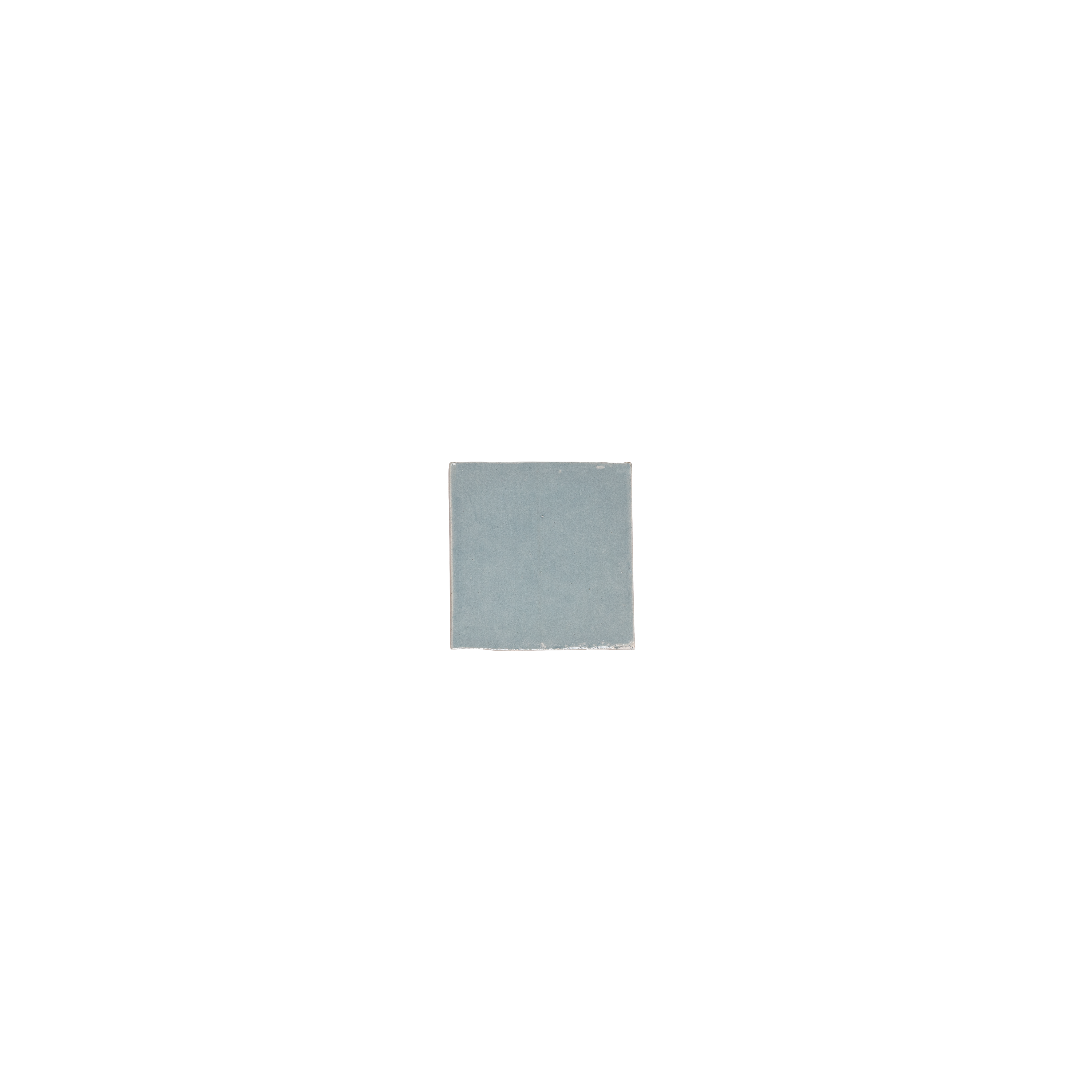 Rommani Handmade Zellige Square Sample Powder Blue