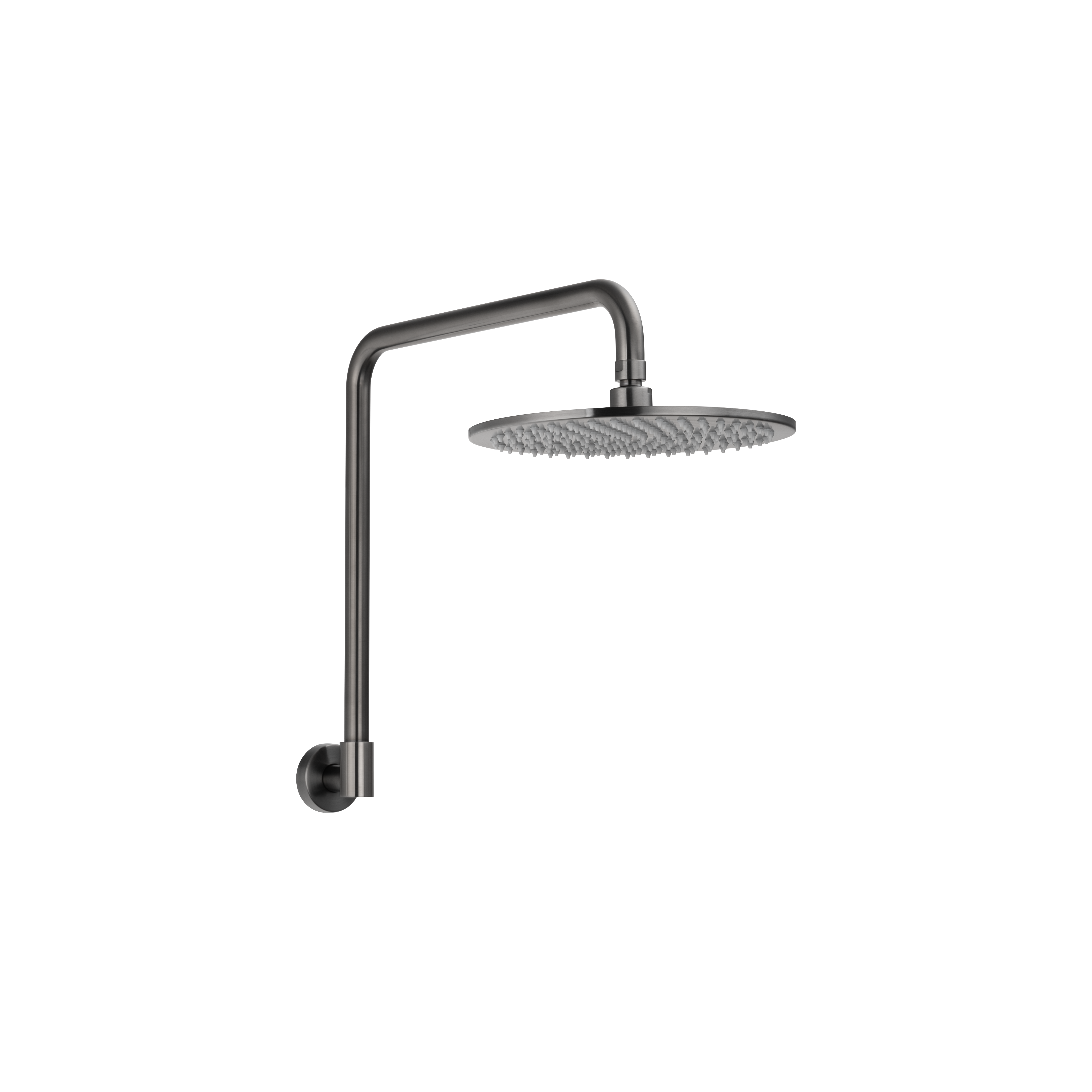 Eden Shower Arm & Head Set - Brushed Gunmetal