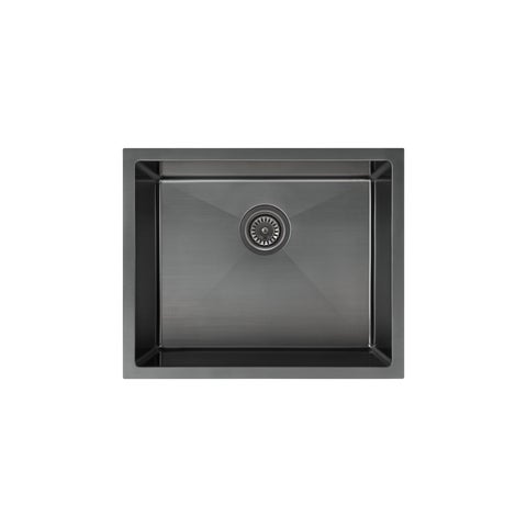 Seba Single Sink 550mm (Deep) - Brushed Gunmetal